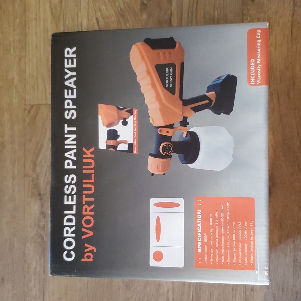 Cordless Paint Speayer Sprayer by Vortuliuk Home Improvement New Sealed